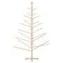 Árbol de Navidad de madera Natural 180 cm Madera maciza de pino en Decoración Festiva y Estacional | Comprar online en Foru.es