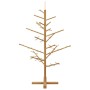 Árbol de Navidad de madera Marrón 125 cm Madera maciza de pino en Decoración Festiva y Estacional | Comprar online en Foru.es