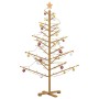 Árbol de Navidad de madera Marrón 150 cm Madera maciza de pino en Decoración Festiva y Estacional | Comprar online en Foru.es