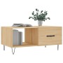 Mesa de centro madera contrachapada roble Sonoma 90x50x40 cm de vidaXL, Mesas de centro - Ref: Foro24-829207, Precio: 46,42 €...