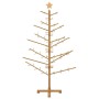 Árbol de Navidad de madera Marrón 150 cm Madera maciza de pino en Decoración Festiva y Estacional | Comprar online en Foru.es