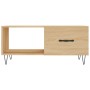 Mesa de centro madera contrachapada roble Sonoma 90x50x40 cm de vidaXL, Mesas de centro - Ref: Foro24-829207, Precio: 46,42 €...