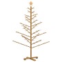 Árbol de Navidad de madera Marrón 150 cm Madera maciza de pino en Decoración Festiva y Estacional | Comprar online en Foru.es