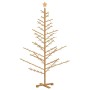 Árbol de Navidad de madera Marrón 180 cm Madera maciza de pino en Decoración Festiva y Estacional | Comprar online en Foru.es