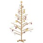 Árbol de Navidad de madera Marrón 180 cm Madera maciza de pino en Decoración Festiva y Estacional | Comprar online en Foru.es