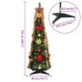Árbol de Navidad artificial con 50 LED Verde 120 cm PVC en Decoración Festiva y Estacional | Comprar online en Foru.es