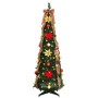 Árbol de Navidad artificial con 100 LED Verde 150 cm PVC en Decoración Festiva y Estacional | Comprar online en Foru.es