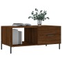 Mesa de centro madera contrachapada roble marrón 90x50x40 cm de vidaXL, Mesas de centro - Ref: Foro24-829227, Precio: 50,42 €...