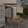 Toldo manual retráctil con persiana y LED crema 3x2,5m en Toldos | Comprar online en Foru.es