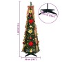 Árbol de Navidad artificial con 100 LED Verde 150 cm PVC en Decoración Festiva y Estacional | Comprar online en Foru.es