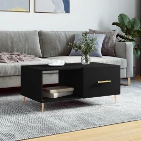 Black plywood coffee table 90x50x40 cm by vidaXL, Coffee table - Ref: Foro24-829197, Price: 62,35 €, Discount: %