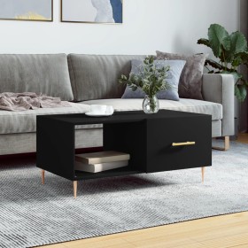 Mesa de centro madera contrachapada negro 90x50x40 cm de vidaXL, Mesas de centro - Ref: Foro24-829197, Precio: 63,13 €, Descu...