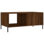 Mesa de centro madera contrachapada roble marrón 90x50x40 cm de vidaXL, Mesas de centro - Ref: Foro24-829227, Precio: 50,42 €...