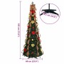 Árbol de Navidad artificial con 150 LED Verde 180 cm PVC en Decoración Festiva y Estacional | Comprar online en Foru.es