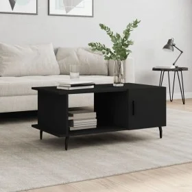 Couchtisch aus schwarzem Sperrholz, 90 x 50 x 40 cm von vidaXL, Couchtisch - Ref: Foro24-829501, Preis: 48,16 €, Rabatt: %