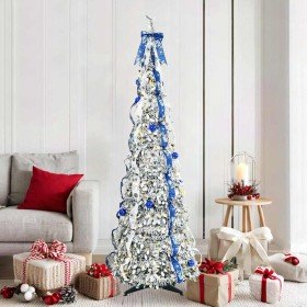 Árbol de Navidad artificial con 150 LED con soporte 180 cm PVC en Decoración Festiva y Estacional | Comprar online en Foru.es