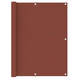 Toldo para balcón de tela oxford terracota 120x600 cm en Sombrillas | Comprar online en Foru.es