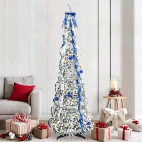 Árbol de Navidad artificial con 200 LED con soporte 210 cm PVC en Decoración Festiva y Estacional | Comprar online en Foru.es