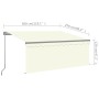 Toldo manual retráctil con persiana y LED crema 3x2,5m en Toldos | Comprar online en Foru.es