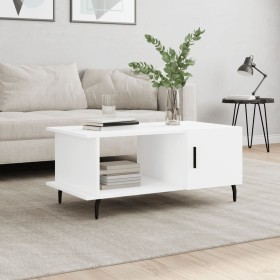Mesa de centro madera contrachapada blanco 90x50x40 cm de vidaXL, Mesas de centro - Ref: Foro24-829500, Precio: 51,30 €, Desc...