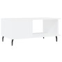 Mesa de centro madera contrachapada blanco 90x50x40 cm de vidaXL, Mesas de centro - Ref: Foro24-829500, Precio: 51,30 €, Desc...