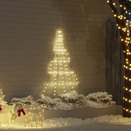 Árbol de Navidad LED con estacas de tierra Cálido 182 cm Metal en Decoración Festiva y Estacional | Comprar online en Foru.es