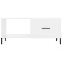 Mesa de centro madera contrachapada blanco brillo 90x50x40 cm de vidaXL, Mesas de centro - Ref: Foro24-829222, Precio: 50,58 ...