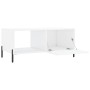 Mesa de centro madera contrachapada blanco brillo 90x50x40 cm de vidaXL, Mesas de centro - Ref: Foro24-829222, Precio: 50,58 ...