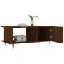 Mesa de centro madera contrachapada roble marrón 90x50x40 cm de vidaXL, Mesas de centro - Ref: Foro24-829475, Precio: 47,31 €...