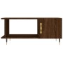 Mesa de centro madera contrachapada roble marrón 90x50x40 cm de vidaXL, Mesas de centro - Ref: Foro24-829475, Precio: 47,31 €...