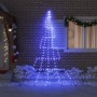 Árbol de Navidad LED con estacas de tierra Azul 306 cm Metal en Decoración Festiva y Estacional | Comprar online en Foru.es