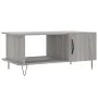 Sonoma-Couchtisch aus grauem Sperrholz, 90 x 50 x 40 cm von vidaXL, Couchtisch - Ref: Foro24-829490, Preis: 61,23 €, Rabatt: %