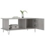 Mesa de centro madera contrachapada gris Sonoma 90x50x40 cm de vidaXL, Mesas de centro - Ref: Foro24-829490, Precio: 61,99 €,...