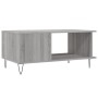 Mesa de centro madera contrachapada gris Sonoma 90x50x40 cm de vidaXL, Mesas de centro - Ref: Foro24-829490, Precio: 61,99 €,...