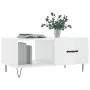 Glossy white plywood coffee table 90x50x40 cm by vidaXL, Coffee table - Ref: Foro24-829206, Price: 49,46 €, Discount: %