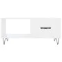 Glossy white plywood coffee table 90x50x40 cm by vidaXL, Coffee table - Ref: Foro24-829206, Price: 49,46 €, Discount: %