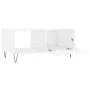 Glossy white plywood coffee table 90x50x40 cm by vidaXL, Coffee table - Ref: Foro24-829206, Price: 49,46 €, Discount: %