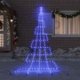 Árbol de Navidad LED con estacas de tierra Azul 511 cm Metal en Decoración Festiva y Estacional | Comprar online en Foru.es