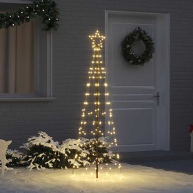 Árbol de Navidad LED con estacas de tierra Dorado 250 cm Hierro en Decoración Festiva y Estacional | Comprar online en Foru.es