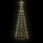 Árbol de Navidad LED con estacas de tierra Dorado 250 cm Hierro en Decoración Festiva y Estacional | Comprar online en Foru.es
