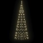 Árbol de Navidad LED con estacas de tierra Dorado 250 cm Hierro en Decoración Festiva y Estacional | Comprar online en Foru.es