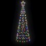 Árbol de Navidad LED con estacas de tierra Multicolor 250 cm en Decoración Festiva y Estacional | Comprar online en Foru.es