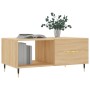 Mesa de centro madera contrachapada roble Sonoma 90x50x40 cm de vidaXL, Mesas de centro - Ref: Foro24-829191, Precio: 47,03 €...