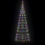 Árbol de Navidad LED con estacas de tierra Multicolor 250 cm en Decoración Festiva y Estacional | Comprar online en Foru.es