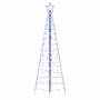 Árbol de Navidad LED con estacas de tierra Azul 250 cm Hierro en Decoración Festiva y Estacional | Comprar online en Foru.es