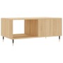 Mesa de centro madera contrachapada roble Sonoma 90x50x40 cm de vidaXL, Mesas de centro - Ref: Foro24-829191, Precio: 47,03 €...
