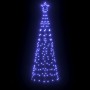 Árbol de Navidad LED con estacas de tierra Azul 250 cm Hierro en Decoración Festiva y Estacional | Comprar online en Foru.es