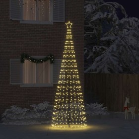 Árbol de Navidad LED con estacas de tierra Dorado 400 cm Hierro en Decoración Festiva y Estacional | Comprar online en Foru.es