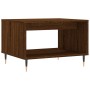 Mesa de centro madera de ingeniería marrón roble 60x50x40 cm de vidaXL, Mesas de centro - Ref: Foro24-829251, Precio: 43,10 €...