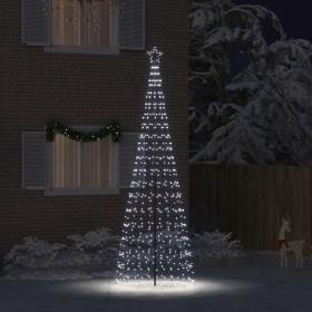 Árbol de Navidad LED con estacas de tierra Frío 400 cm Hierro en Decoración Festiva y Estacional | Comprar online en Foru.es